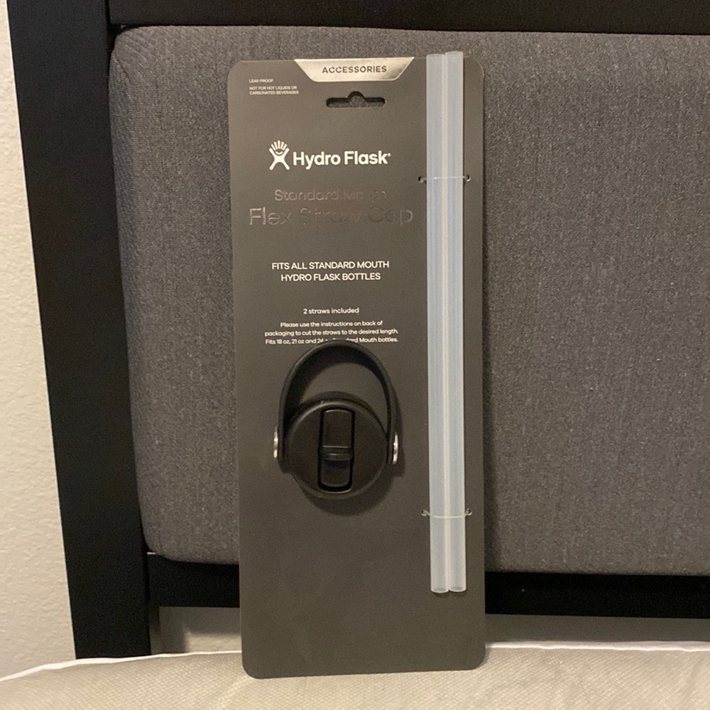 Hydro Flask Standard Mouth Flex Straws and Cap!